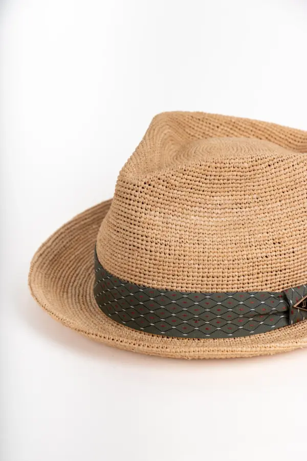 JJ Hats Player Raffia Crochet