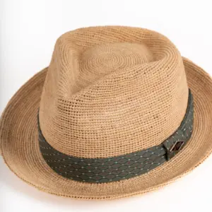 JJ Hats Player Raffia Crochet
