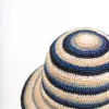 Fiebig Häkelhut gestreift aus Raffia Fiebig Häkelhut gestreift aus Raffia