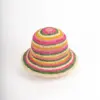 Fiebig Häkelhut gestreift aus Raffia Fiebig Häkelhut gestreift aus Raffia, Crochet Hat, Strohhut rollbar