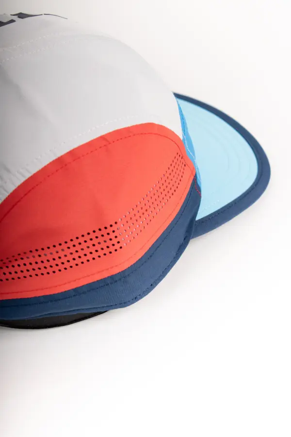 Stetson Outdoor Retro Runners Cap, Beige-Orange-Blau