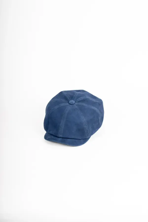 Stetson Hatteras Cap Denim Leather