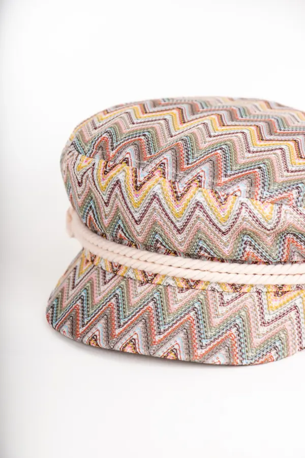 Brixton Fiddler Cap Multi Color Zigzag Brixton Fiddler Cap Multi Color Zigzag