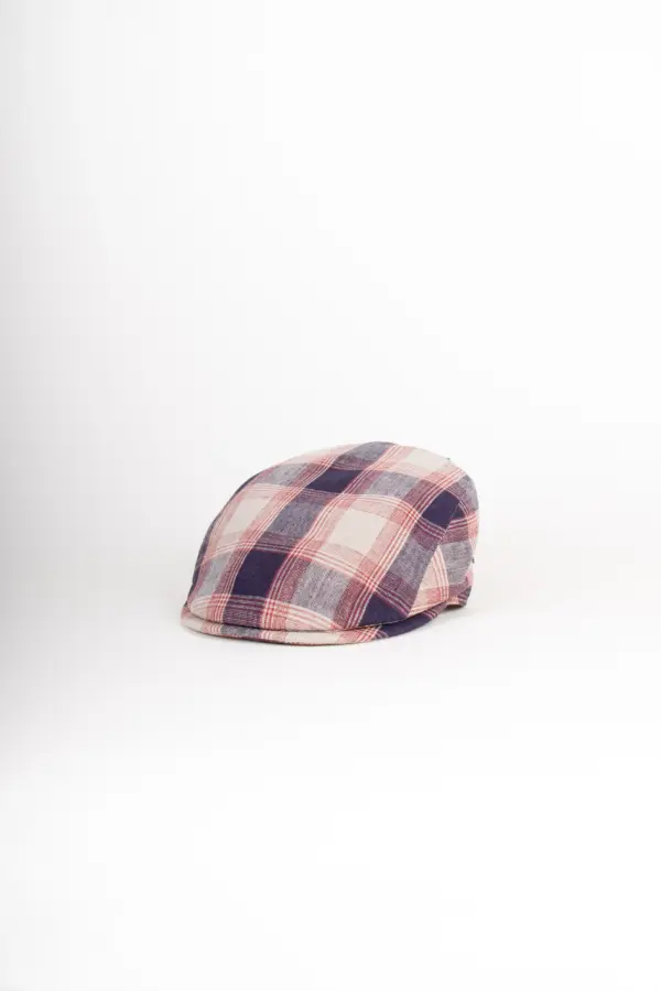 City Sport Flatcap Luc Karo Leinen City Sport Flatcap Luc Karo Leinen