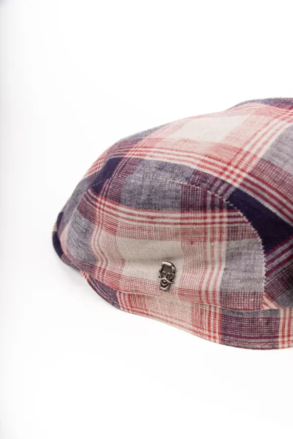 City Sport Flatcap Luc Karo Leinen City Sport Flatcap Luc Karo Leinen