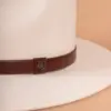 Brixton Messer Fedora Filzhut Offwhite Brixton Messer Fedora Filzhut Offwhite