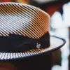 Vintimilla Hat Diamante bicolor