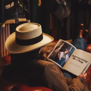 Vintimilla Hat Gambler Ecuador, großer Sommerhut