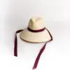 Fernandez y Roche Tesa Panamahut, Wide Brim Fedora mit Kinnband