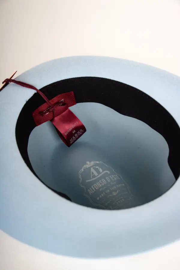 Alfonso D'Este Fedora Borsa Cut 2 Haarfilz Alfonso D'Este Fedora Borsa Cut 2 Haarfilz