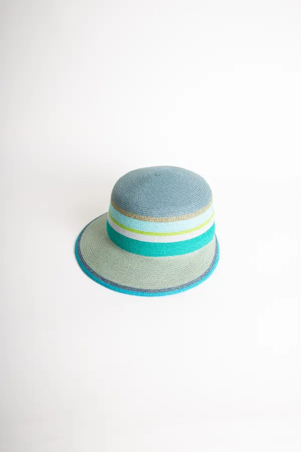 Bedacht Hanf Schute Multicolor Bedacht Hanf Schute Multicolor, Eisblau/Mint