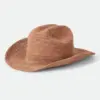 Brixton Odessa Straw Packable Cowboy Hat