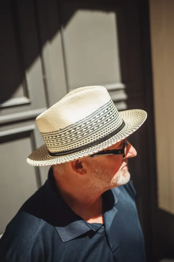 Stetson Meola Twotone Fedora Strohhut