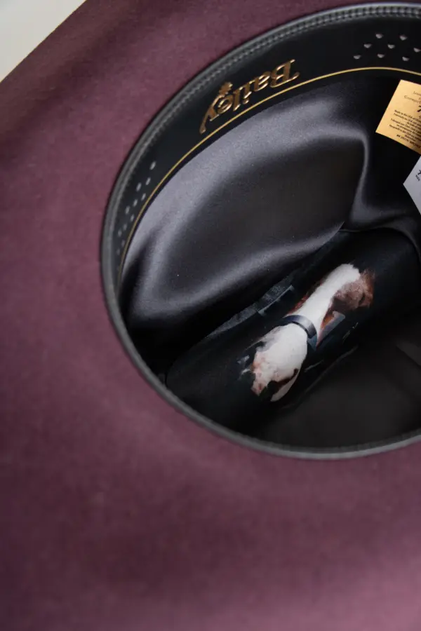 Bailey Lightning 4x Western Hat Bailey Lightning 4x Western Hat, Farbe Cherry Lacquer