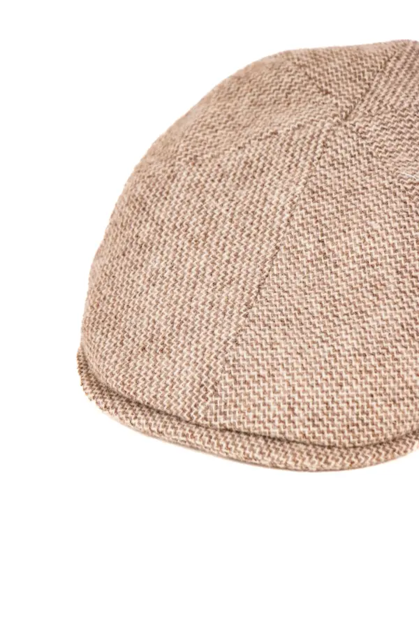 City Sport Flatcap Didier Wolle City Sport Flatcap Didier Wolle Detailaufnahme vom Schirm