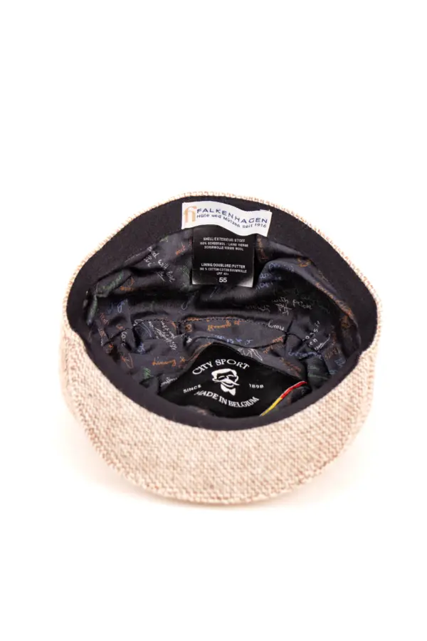 City Sport Flatcap Didier Wolle City Sport Flatcap Didier Wolle von innen